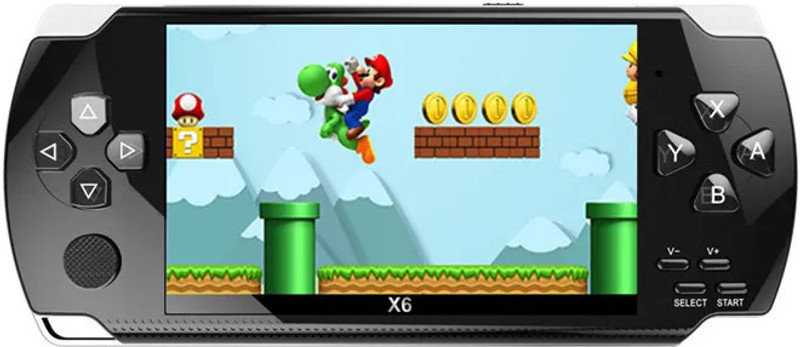 GLOWISH Retro Handheld Game Console 4.3Inch Screen 128bit Video Games Console psp Game 4 GB with 10000 GAMES(Multicolor)