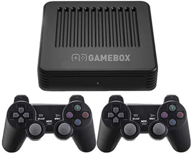 BCG G11 PRO Game Box 40,000+ Built-in Games Retro Classic 2D 3D HD 64 GB with All, Retro Games(Black)