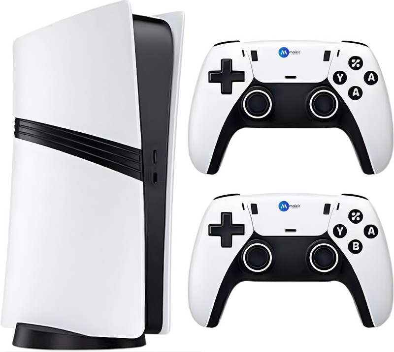 Maizic Smarthome GS5 Pro 4K Wireless Retro Video Game Console | HDMI | 53 Emulators 128 GB with 30000 + Games(White)