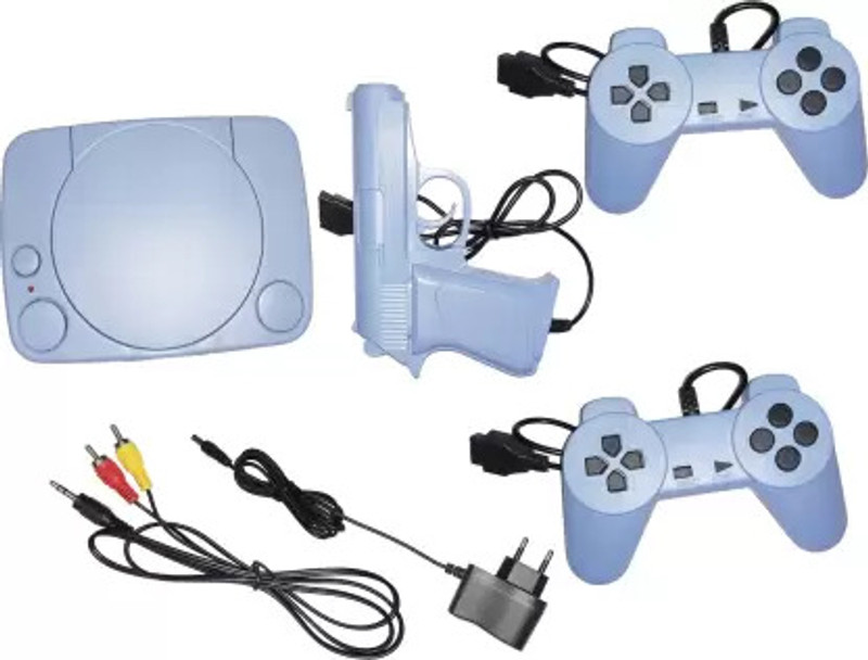 Inquisitive Grey Multi Player Video Game With Kids And Boys Play Games SK5 Best Games NA GB with contra, super mario bros, duck hunt, racing game, fighting game(Grey, 1xAC adapter, 2xJoysticks, 1x Main Console, 1x 2pin RCA Cable, 1xChip)