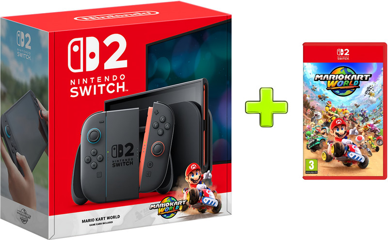 NINTENDO Switch 2 Gaming Console| The Ultimate 3-in-1 Gaming Powerhouse| Next Version | Play: TV, Tabletop or Handheld With 4K HDR| Built-in GameChat & Video Chat 256 GB with Joy-Con 2 with Magnetic Snap, Smart & Super Portable, Best Value for Gamers(Black, Race Anytime, Anywhere!)