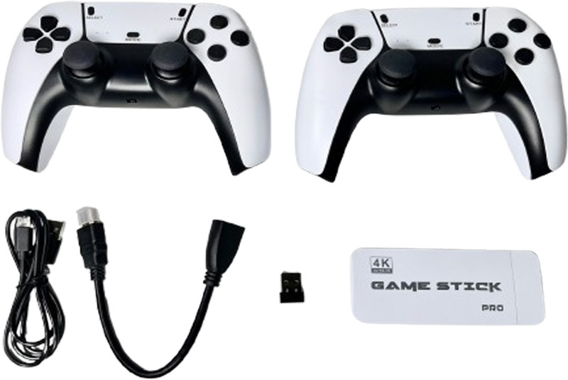 NOWAIT M15 Retro Gaming Stick 64GB 4K HDMI TV With Emulators 64 GB with Mario, Crash, GTA, Zelda, Sonic, Tekken3, Street Fighter(Multicolor)