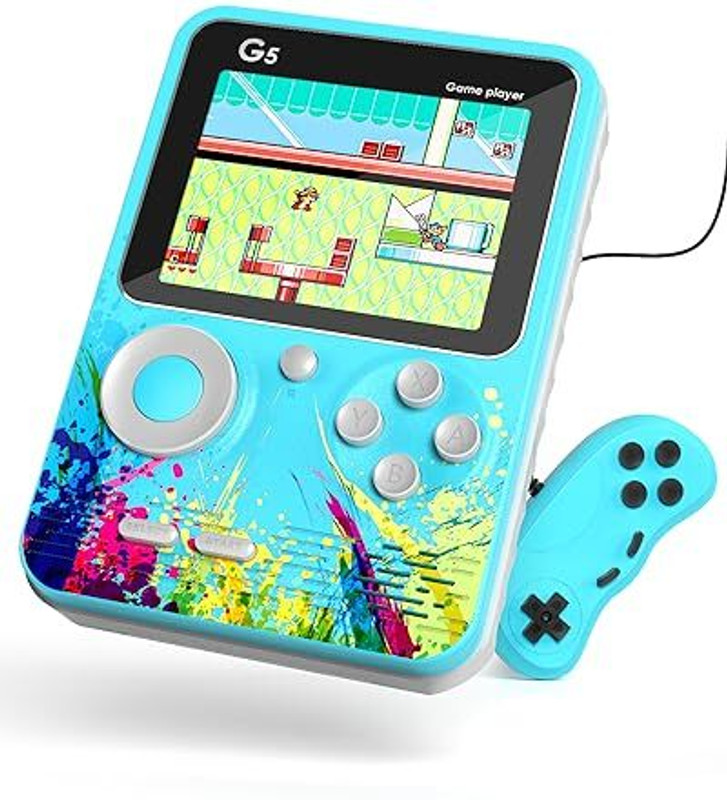 Bestie Toys 500 Video Game for Kids, G5 Video Game Console with of Preloaded Classic Video 2 GB with 500(Multicolor)
