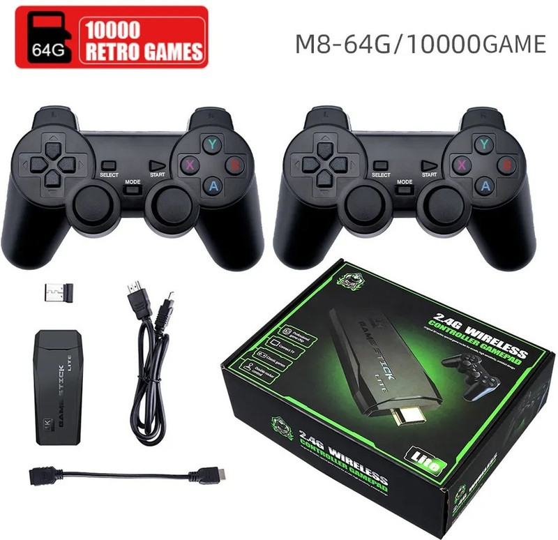 2.4g Wireless Gamepad Controller USB Built-in 3000 Classic Wireless ConsoleFS5 Limited Edition(Code in the Box - for PC)