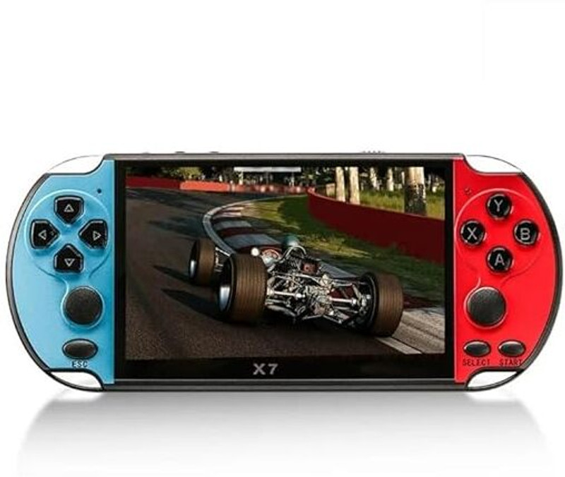 SSR X7 Handheld Game Console Unlock 3000+ PSP Built-in Games 8 GB with 3000+ games added(Multicolor)