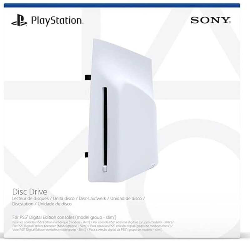 Playstation Sony PS5 Disk Drive Essential ps5 accessories for ps5 Digital Ultra ( Slim & Pro ) Models|Instantly Play PS4 & PS5 Game Discs NA GB with Built-in 4K Blu-ray Movie Support|Plug & Play Magic(White)