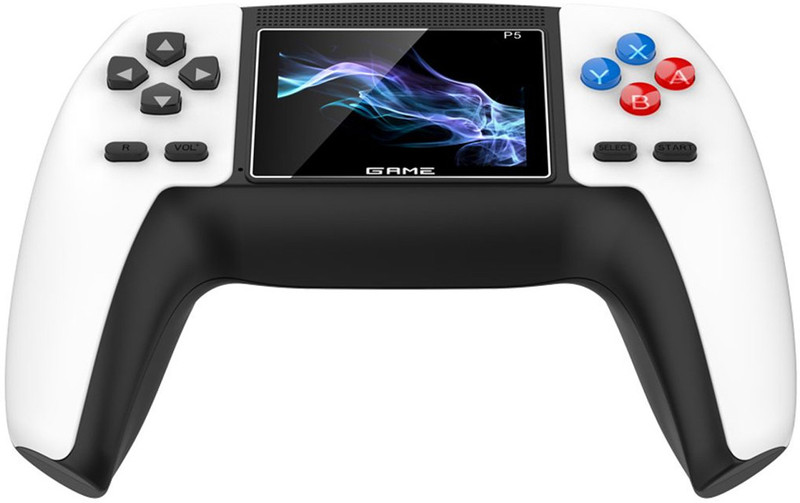 WRADER P5 Classic Video Game Console with AV Cable for TV, Multiplayer Game Support with Classic Game like Contra Series, Super Mario Series, Angry Bird Adventure Battle(Multicolor)