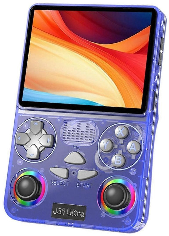 HG WORLD Retro J36 Ultra Video Game Hand Gaming Console For Pocket Game Box, Handheld Gaming Console with 3.5" IPS HD Display,Rechargeable Battery, 64 GB with 30,000+God of war, GTA Vice city, Crash Bandicoot & Many More(White, 20+ Emulator Hand Video Game, RGB joystick lighting, Built-in YouTube su