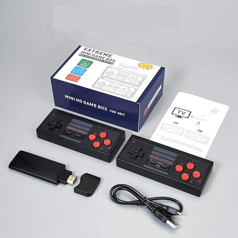 4K TV Video Games EXTREME MINI GAME BOX Portable Game Player 1 GB with Contra_03 5th Anniversary Edition(Code in the Box - for PC)