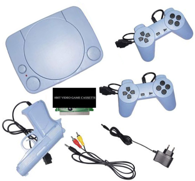 KAIKO Contra, mario Bro, 8bit TV Classic video game console with in-built MORE games NA GB with 30 to 40 games in built ,with 1 cassette(Multicolor)