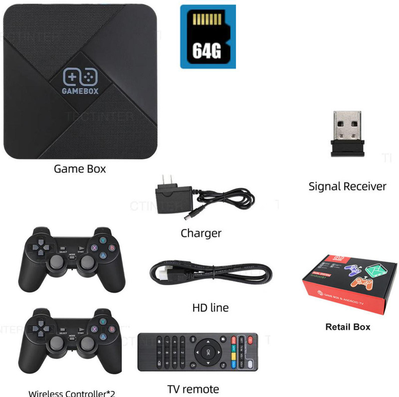 COUNTACH 1 Gaming Console G5 With 5600 Games For Smart Tv Limited 4K GAMES 64 GB with Super Mario, Crash, GTA, Zelda, Sonic, Donkey Kong, Street Fighter(Multicolor)
