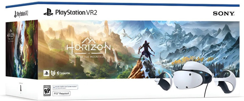 Playstation Sony VR 2 Headset Motion Controller, Brand New PSVR2, Next Generation VR2 VR Headset , Console-Based Digital Game Access GB with Horizon Call of the Mountain (Code)(White, Horizon Call of Mountain, Loved by Fans of PS5,PS4,Xbox,Meta Quest,Nintendo Switch,Pico,Valve Steam Deck)