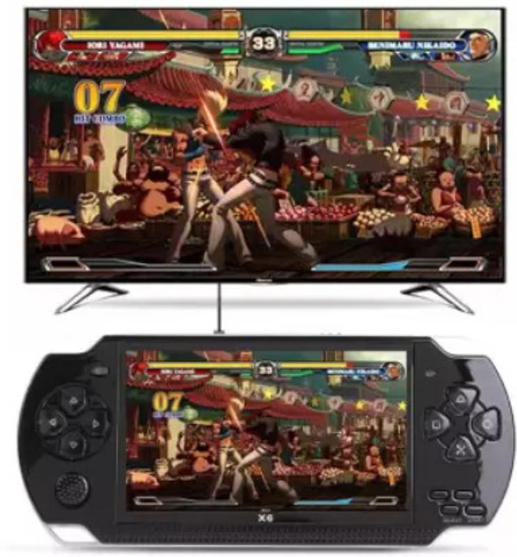 GLOWISH TV OUT POCKET MP4 PLAYER WITH 1000 GAMES INCLUDED 8 GB 8 GB with 1000 GAMES, TEKKEN 3, RACING, ARCADE, Shooting, Arcade(Multicolor)