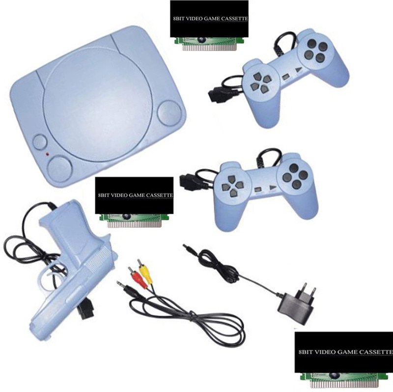 COUNTACH 8bit TV Classic video game console with in-built MORE games with 4 cassette 8bit NA GB with 30 to 40 games in built ,with 1 cassette(Multicolor, Gun will not work in LCD and LED tv Duck Hunt not work rest all game will work))