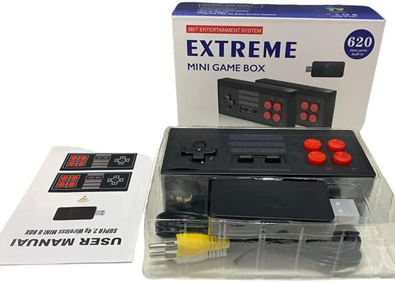 Retro Extreme Mini Game Box Wireless 500+Built in Classic Tv Video Game Consol_9 5th Anniversary Edition(Code in the Box - for PC)