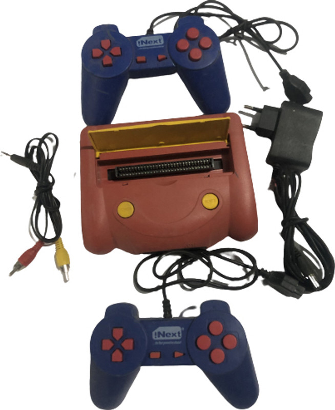 PTCMart Classic 8Bit Trendy Old Plug & Play TV Video Games With Inbuilt Games na GB with contra, mario(Blue)