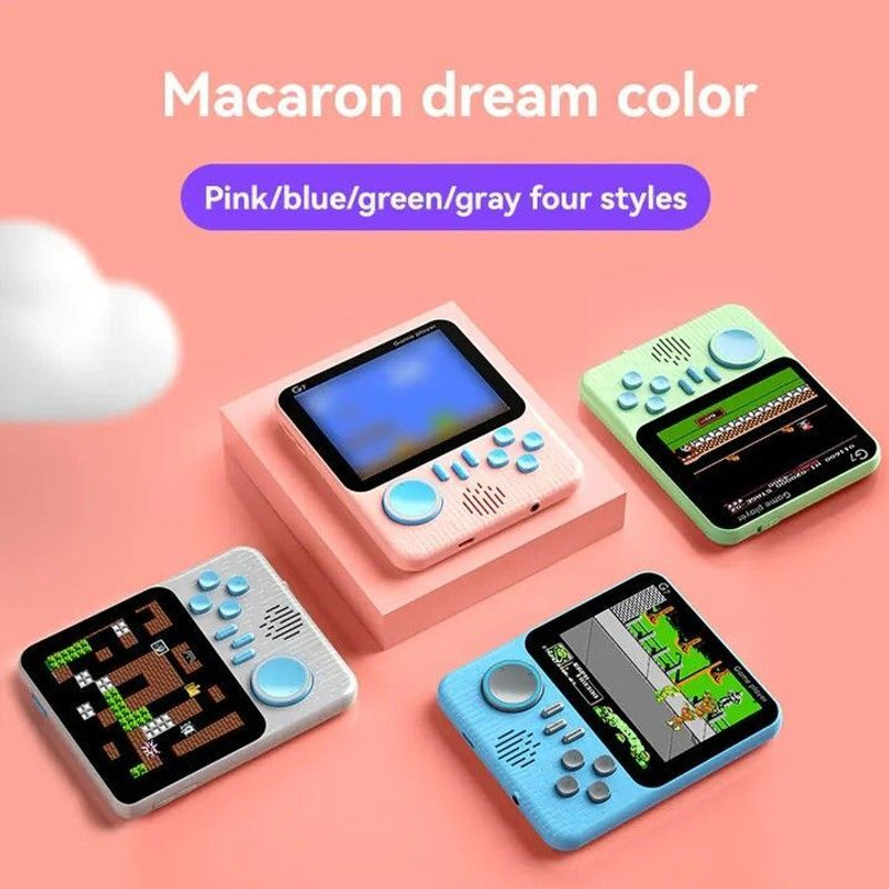 Offtrot G7 Retro Handheld Game Console (3.5-inch Screen, 666 Built-in Games) 0.5 GB with 666(Multicolor, Yes)