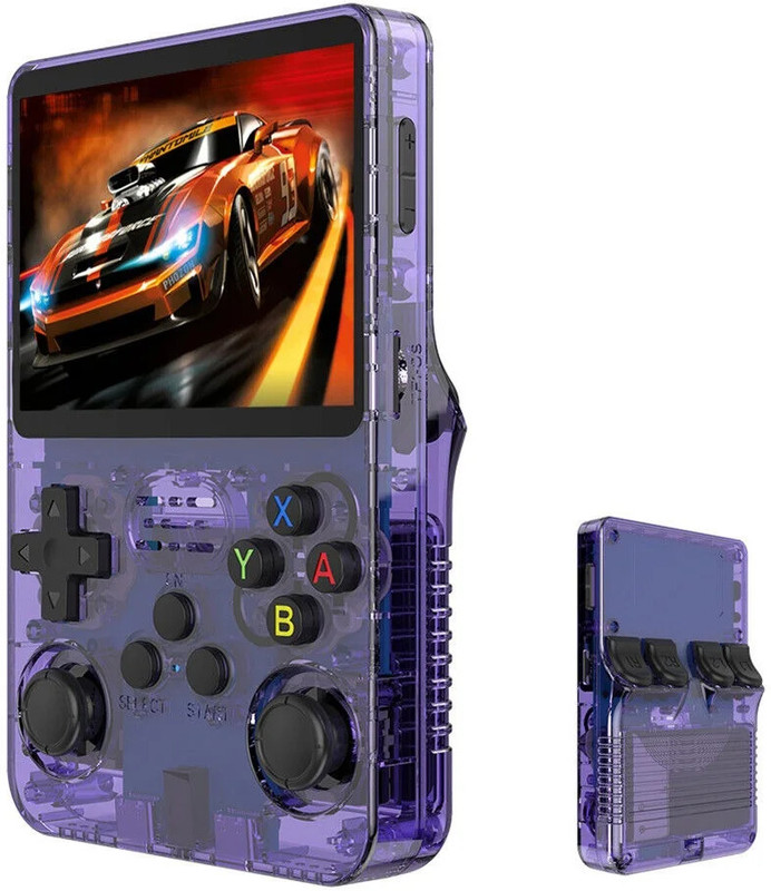 PICSTAR ninja R36S Retro 64GB Video Game Console 1 GB with multiple games(Multicolor)