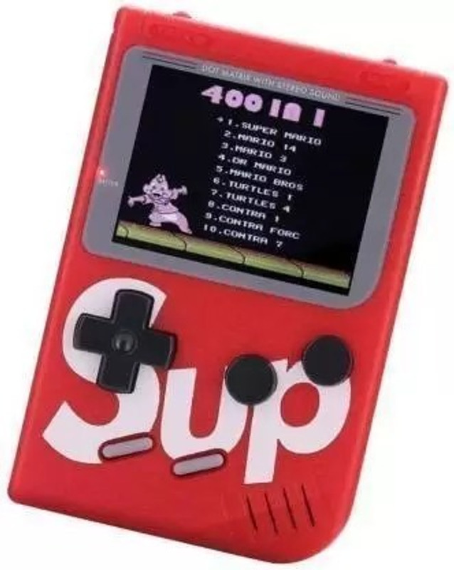 CHG Game Box Video Game with USB ,Portable for Kids Boys and GirlZ 1 GB with 400(Red)