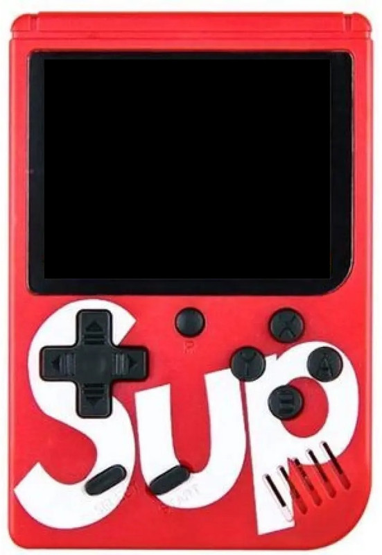 HG WORLD Sup R35X Retro 400+ Classic Video Games Portable Handheld Gaming Console 64 GB with 3.5" Screen, Contra, Turtles, Tank, Bomber Man, Aladdin, Etc(Red, Pocket Console, Rechargeable Battery, TV Connectivity, game stick console 4k,PS3 ,PS4,Nintendo Switch,PVP,PS1,PSP for videogame hand tv)