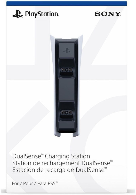 SONY Playstation PS5 Charging Station | Charger Dock | Gaming Accessory Kit NA GB with Fast Charging, Safety Chip Protection(White, Upgraded Play)