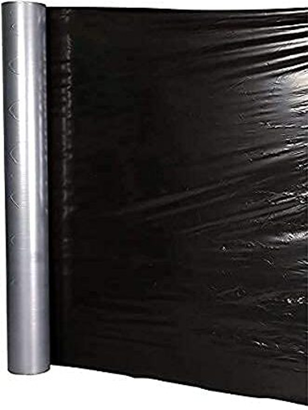 Agritec 25 Micron Mulching Film/Paper 1200mm (Width- 2.5 Foot) 400 Meter Garden Mulch(BLACK 6 kg)