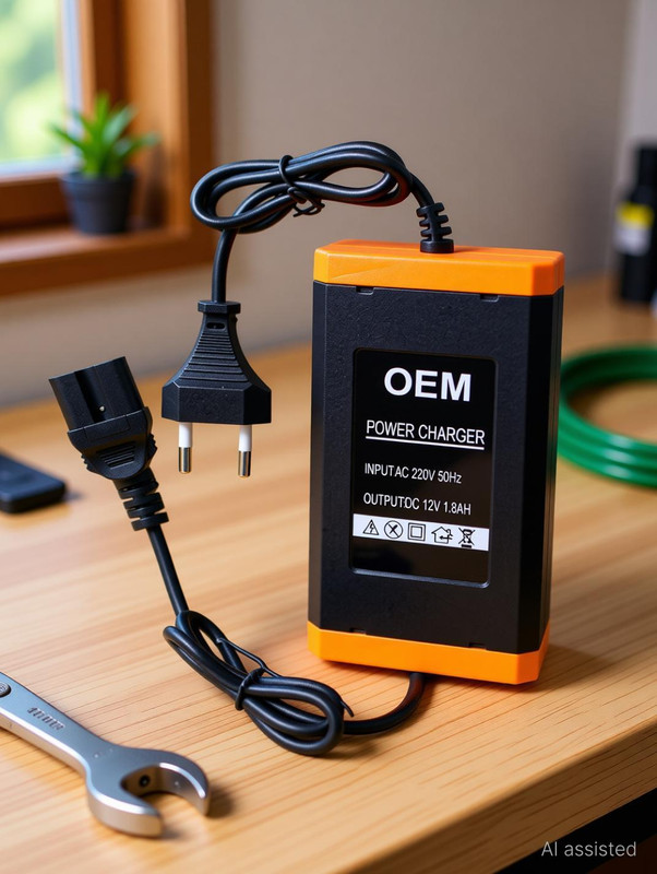 OEM Heavy 1.8A Charger for Agricultural Spray Pump | Battery-Power Charger Adapter 0 L Backpack Sprayer(Pack of 1)