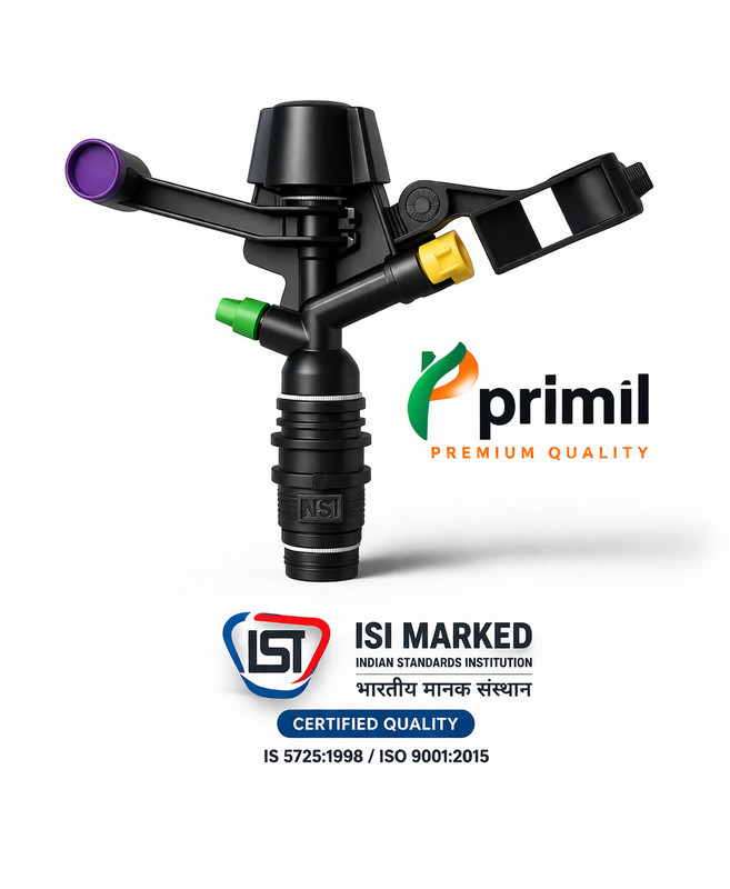 FARMKING 3/4 Inch Sprinkler (pack of 1) [ISI] marked for Irrigation System 11.0102 L Hose-end Sprayer(Pack of 1)