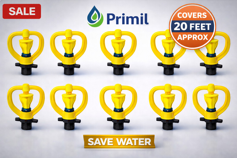 primil Butterfly micro Sprinkler pack of 10 pcs 10.1 L Hose-end Sprayer(Pack of 10)