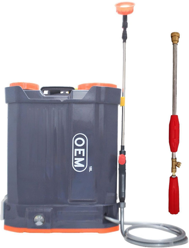 OEM Knapsack Only Battery Sprayer, 12V10A Copper Motor, 4 Nozzles, Heavy Body Build 18 L Backpack Sprayer(Pack of 1)