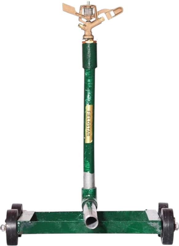 Fieldstar Impulse Brass Sprinkler with 4 Wheel Stand Garden Tool Kit(1 Tools)