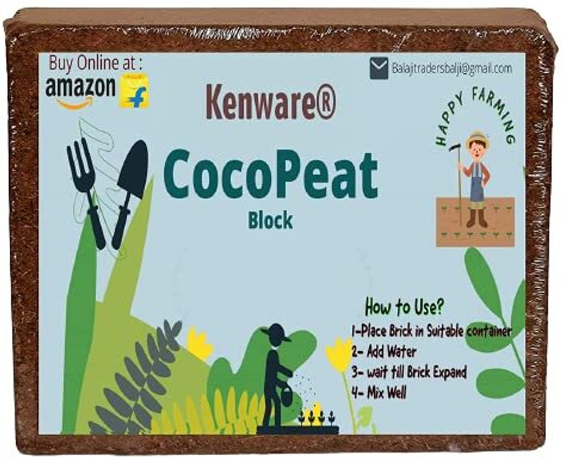 CRAFTY COTTAGE Cocopeat/Agropeat Disc for Gardening and Plants (100gm) High E.C. Garden Tool Kit(1 Tools)