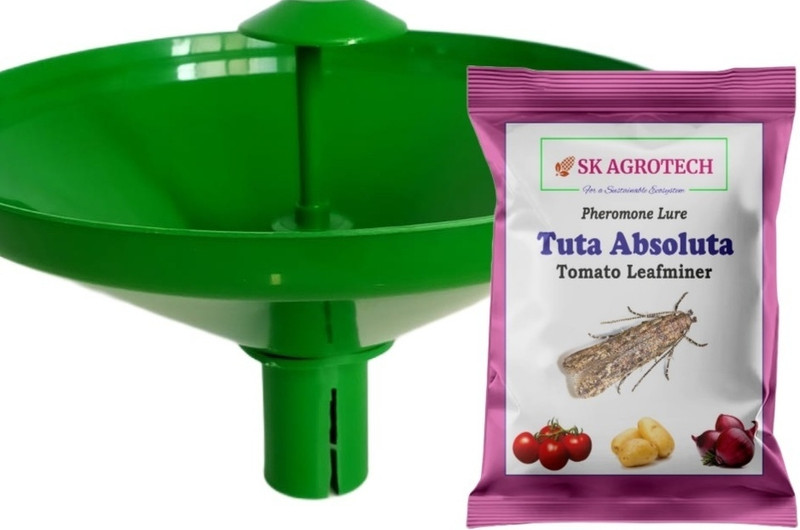 S K Agrotech Tomato Leaf Miner- Tuta absouluta (Pack of 2) Garden Tool Kit(1 Tools)