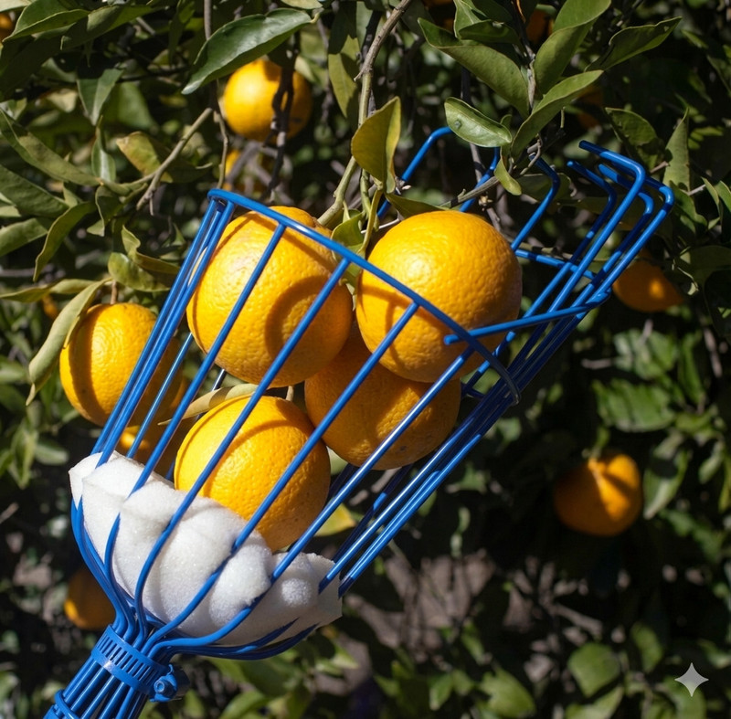 Unique Collection Hub Fruit Picker Tool with Bruise-Free Padding Garden Tool Kit(1 Tools)