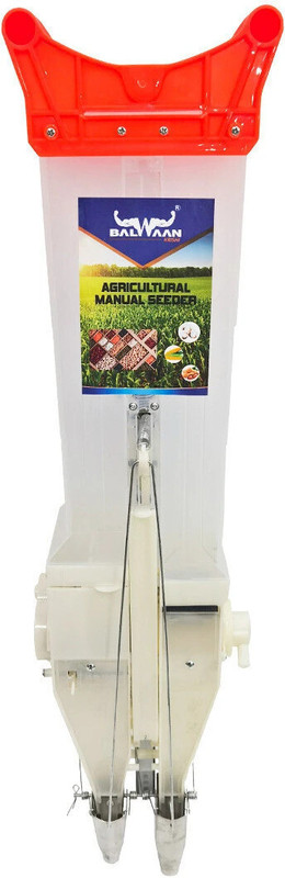 Balwaan Krishi Manual Seeder S-2 | Double Barrel Hand Operated | Plant Seeder, for Sowing Seeds Garden Tool Kit(1 Tools)