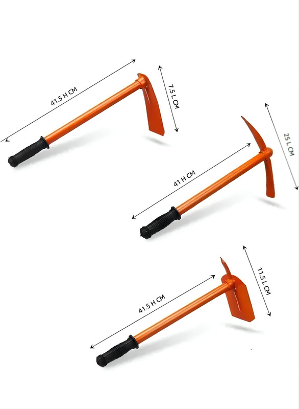 SHAHJI Gardening hoe fodiya with kudali and kassi , cultivator , gardening tillar set Garden Tool Kit(3 Tools)