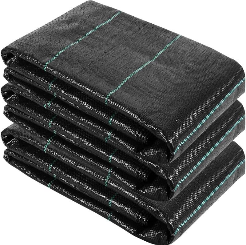 Singhal Garden Weed Control Mat Black 2 x 25 Meter, Heavy Duty 125 GSM Garden Tool Kit(1 Tools)