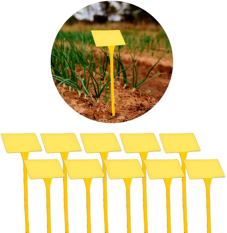 LittleForest Tall Garden Plant Label Marker with Large Writable Garden Tool Kit(10 Tools)
