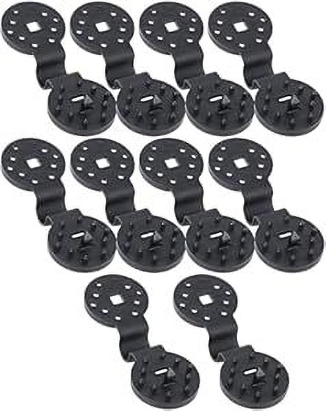 HHBR 10pcs Shade net Cloth Heavy Duty Lock Grip, New Shade Cloth Gripper Greenhouse Garden Tool Kit(10 Tools)