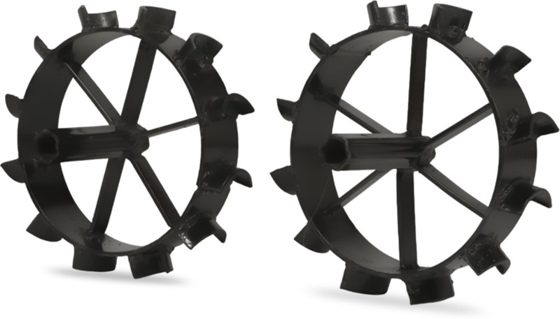 Balwaan Krishi Agricultural 18" Iron Wheel | Fits Power Weeders | Strong Traction & Stability Garden Tool Kit(2 Tools)