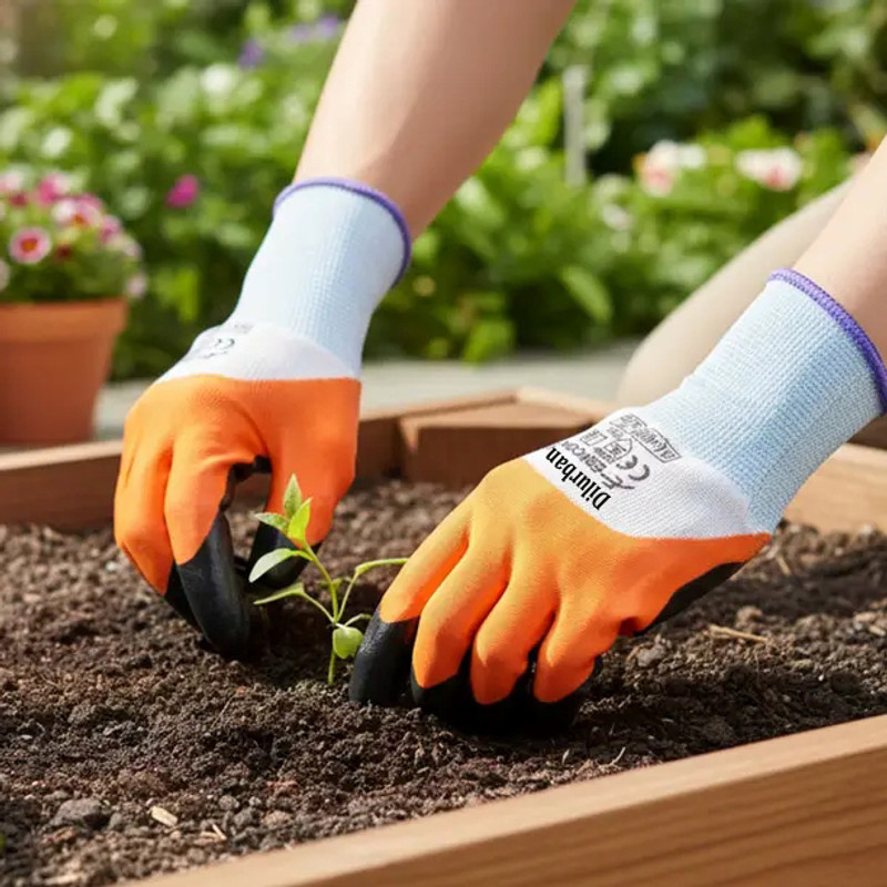 AARAV Durable Anti Cut Resistant Reusable Hand Gloves, Cleaning Gloves, Garden Gloves Gardening Shoulder Glove