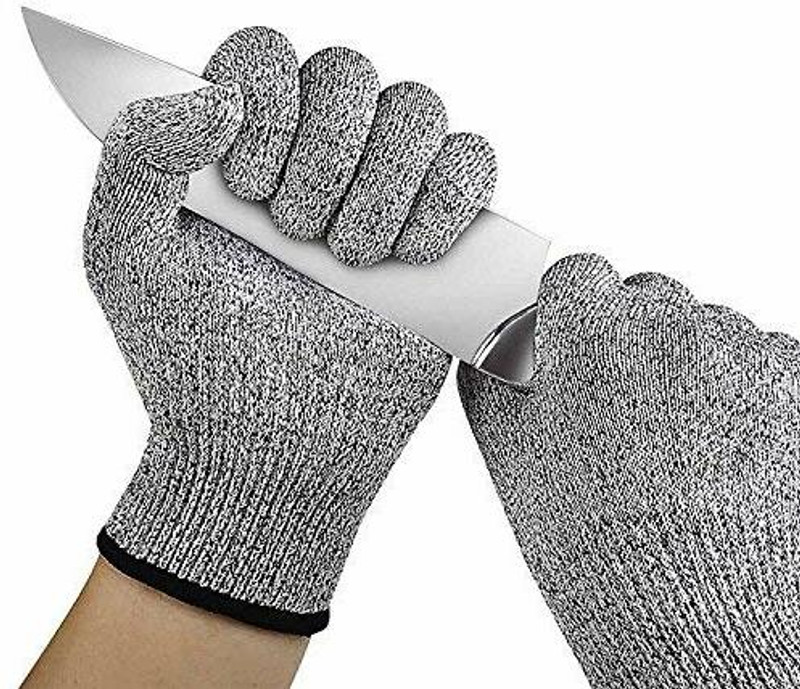 Feeling mall Protection Food Grade Cut Resistant Gloves for Safety while Chopping Cooking Running Gloves(Multicolor)