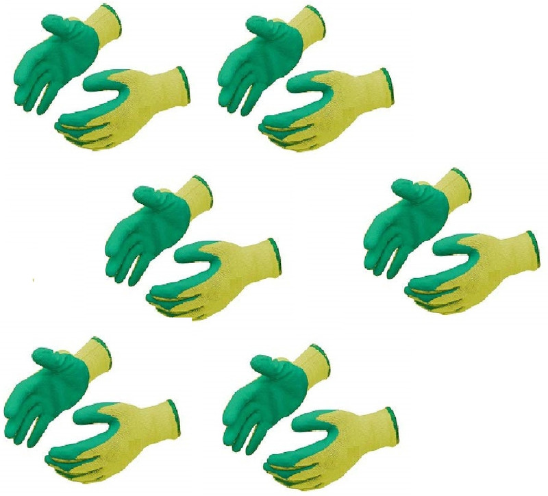 Masox Store Garden Hand Gloves with Nitrile Palm Coating Cut Resistant Gloves Gardening Shoulder Glove