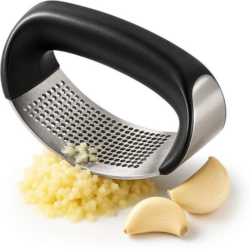 GAVKRISHNA Stainless Steel Garlic Press Garlic Press(Black)
