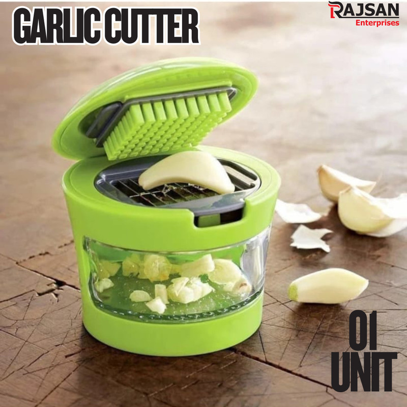 rajsan enterprises RS14-garlic cutter Garlic Press(Multicolor)