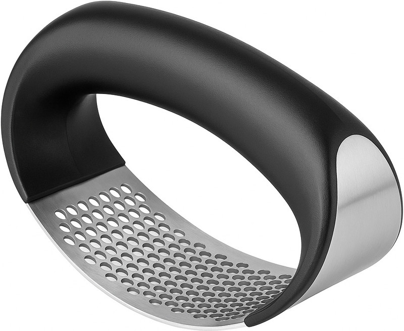 Hocimit Garlic Rocker Press Garlic Press(Silver)
