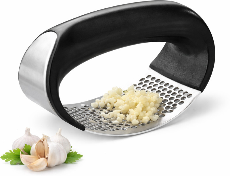 TheOmCollection Garlic-Paster Garlic Press(Black)