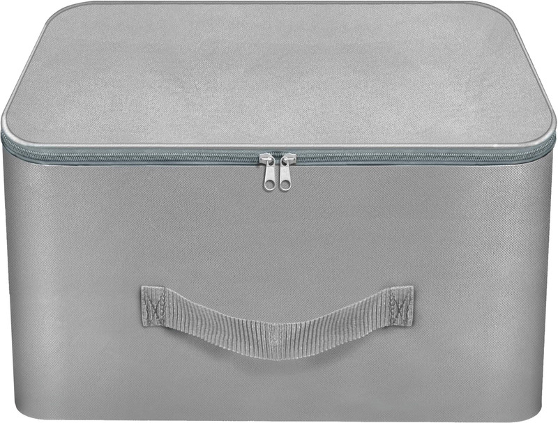 SNDIA Wardrobe Bag Underbed Moisture Proof Cloth Organizer with Zippered Closure(Grey)