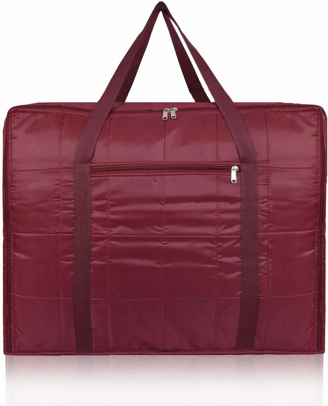 Peafowl Blanket Cover /Under Bed Storage Bag Under Bed Storage Bag Pack of 1(Maroon)