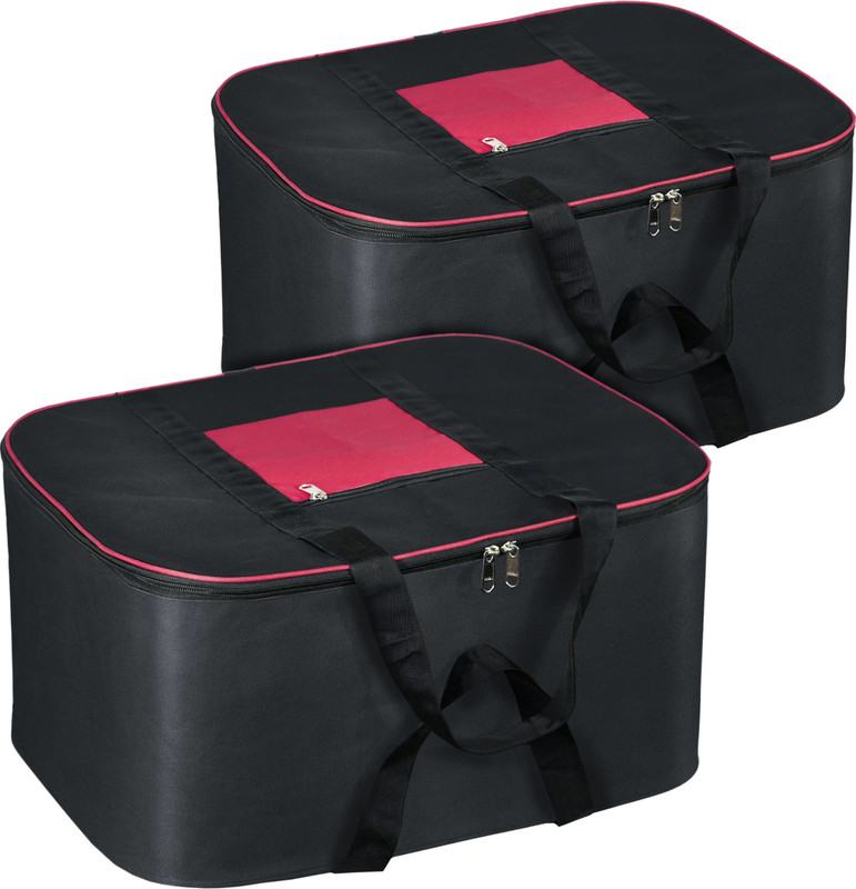 STORITE Big Storage Bag Big Underbed Storage Bag 2 Pack Big Underbed Storage Bag 2 Pack(Red, Black)